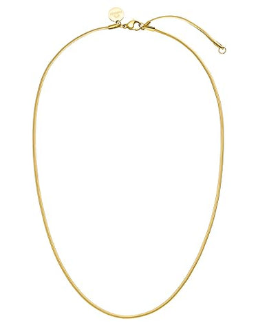 Purelei Sleeky Kette Damen (Gold) – Halskette Damen aus langlebigem Edelstahl – Wasserfeste Kette – 40-45 cm Länge verstellbar – Halskette für deinen individuellen Look im Sale